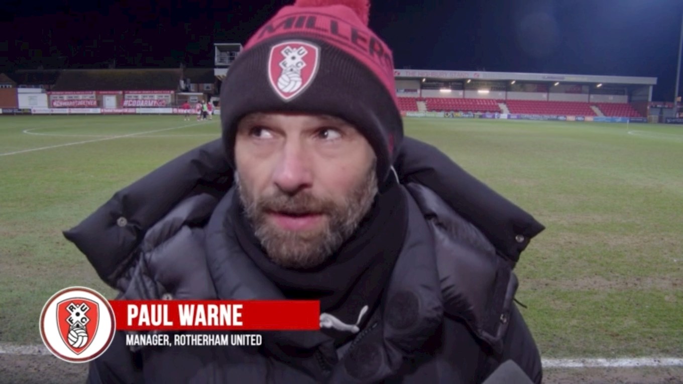 POST-MATCH | We just didn&#39;t find a way to win it - Warne - News - Rotherham  United